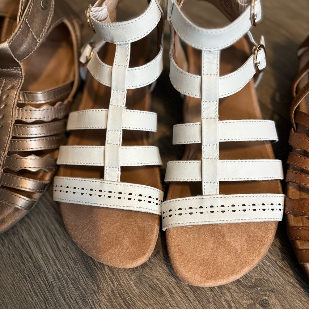 Earth Origins White Strappy Sandals